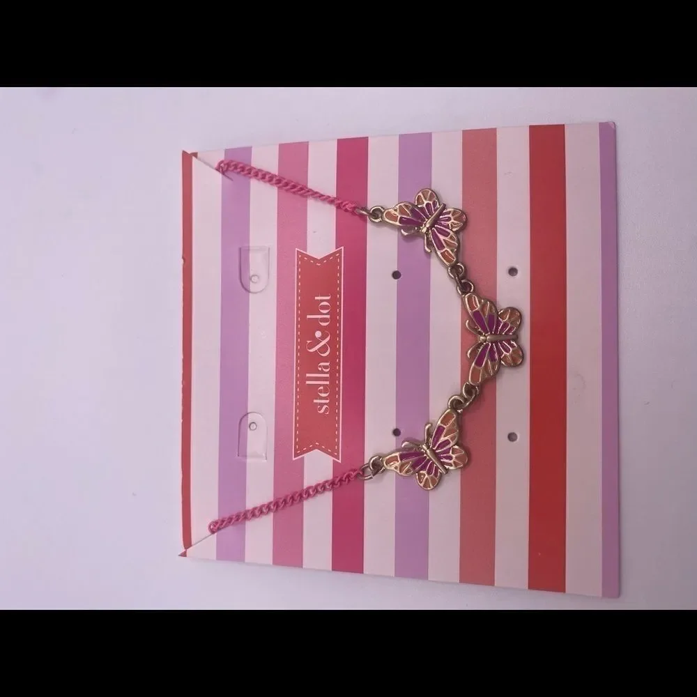 Stella & Dot Mariposa Butterfly Necklace